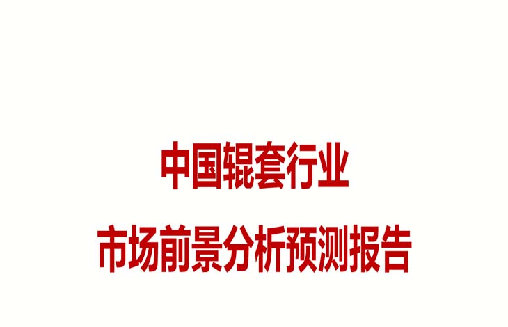 【潤康】分析中國高鉻輥套行業(yè)市場前景預測報告